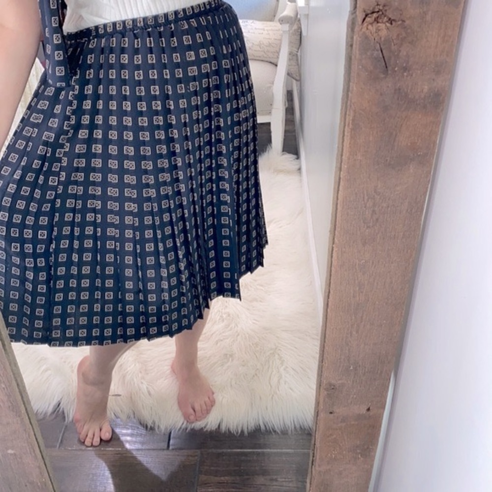 Vintage accordion skirt size 16W